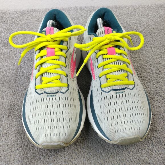 Brooks Ghost 13 Womens Size 8 Running Shoes Low Top Trainers Gray Sneakers - Picture 12 of 13